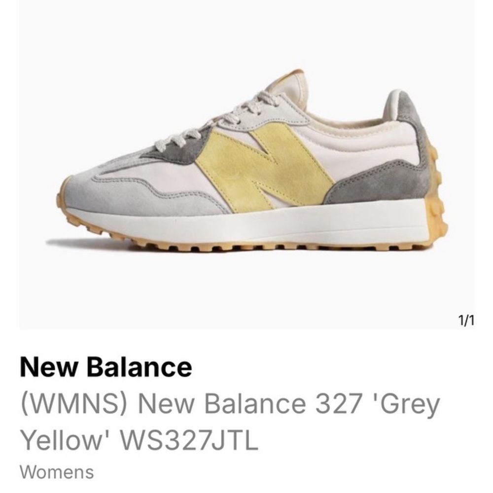 Women’s New Balance 327 ‘Grey Yellow’